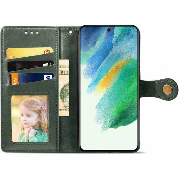 Кожаный чехол книжка GETMAN Gallant (PU) для Samsung Galaxy S24 68149 фото