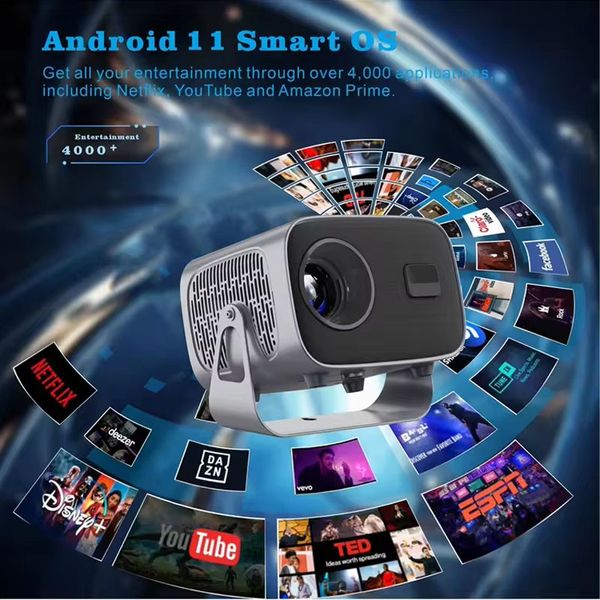 Проектор 4k Android A10 Interactive Game Plus 71678 фото