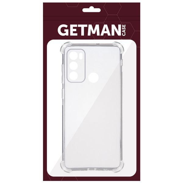 TPU чохол GETMAN Ease logo посилені кути Full Camera для Motorola Moto G60 71754 фото