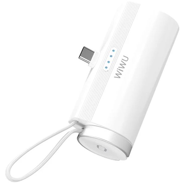 Портативное ЗУ Power Bank WIWU W026 2 in 1 Type-C с БЗУ For Apple Watch 15W 5000 mAh 71980 фото