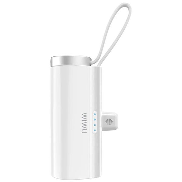 Портативное ЗУ Power Bank WIWU W026 2 in 1 Type-C с БЗУ For Apple Watch 15W 5000 mAh 71980 фото