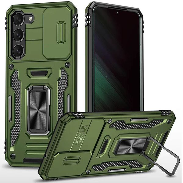 Ударопрочный чехол Camshield Army Ring для Samsung Galaxy S23+ 62786 фото