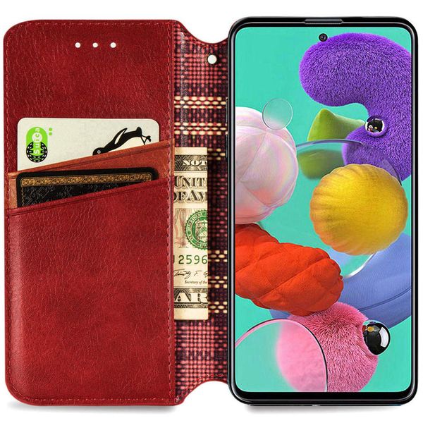 Кожаный чехол книжка GETMAN Cubic (PU) для Xiaomi Redmi 9C 38008 фото