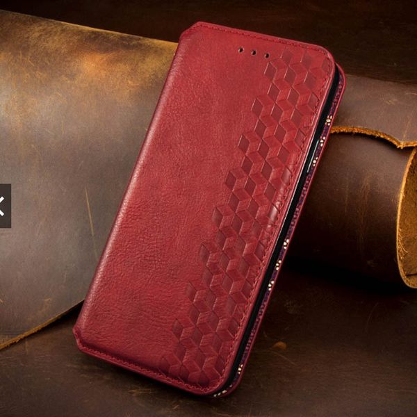 Кожаный чехол книжка GETMAN Cubic (PU) для Xiaomi Redmi 9C 38008 фото