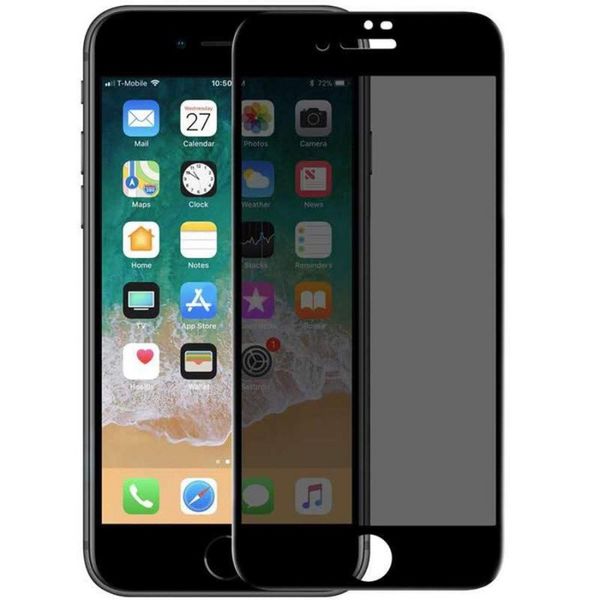 Защитное стекло Privacy 5D Matte (тех.пак) для Apple iPhone 7 / 8 / SE (2020) (4.7") 40012 фото