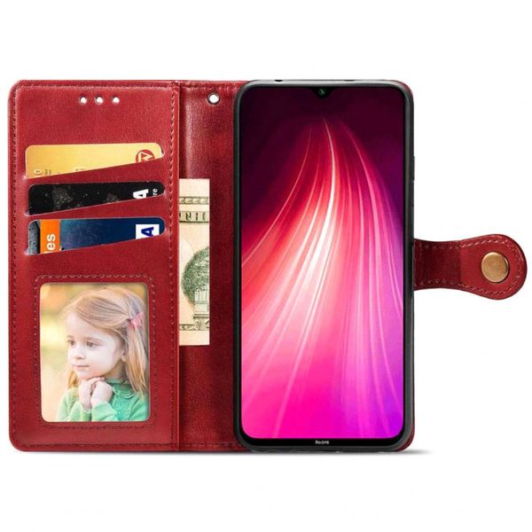 Кожаный чехол книжка GETMAN Gallant (PU) для Xiaomi Redmi 9C 38007 фото