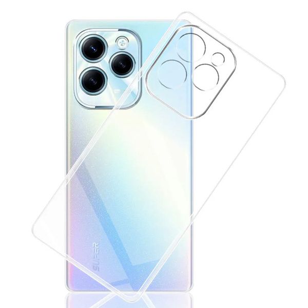 TPU чохол Epic Transparent 1,5mm Full Camera для Infinix Hot 40i 70441 фото