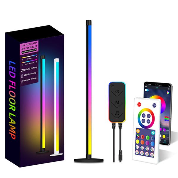 Напольная угловая LED лампа RGB SAL-005B 160cm Bluetooth USB with app 70796 фото