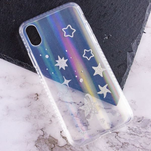 TPU+Glass чохол Aurora Space для Apple iPhone XS Max (6.5") 43212 фото