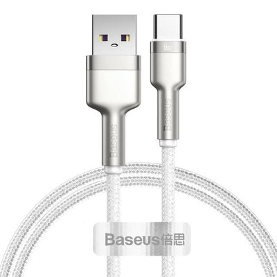 Дата кабель Baseus Cafule Metal Data USB to Type-C 66W (1m) (CAKF00010) 70440 фото