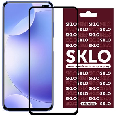 Защитное стекло SKLO 3D для Xiaomi K30 / Poco X3 / X3 NFC / X3 Pro / Mi 10T/ Mi 10T Pro 35450 фото