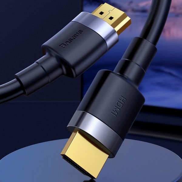 Дата кабель Baseus HDMI Cafule Series 4KHDMI Male To 4KHDMI Male (1m) (CADKLF-E) 40271 фото