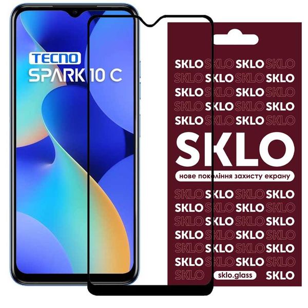 Захисне скло SKLO 3D для TECNO Spark 10C 65313 фото