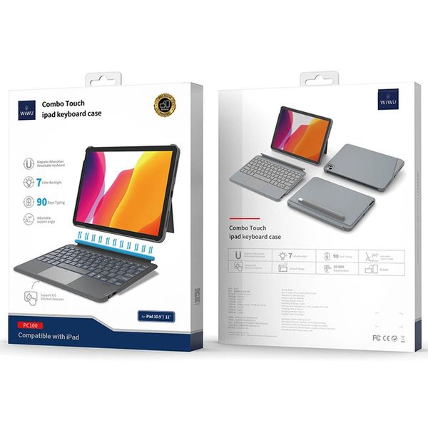 Уцінка Клавіатура WIWU Combo Touch iPad keyboard case 10.9/11'' 71012 фото