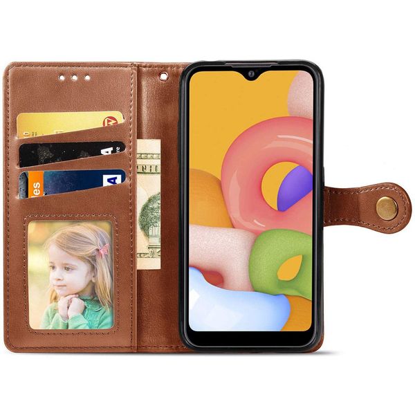 Кожаный чехол книжка GETMAN Gallant (PU) для Xiaomi Redmi 13 4G / Poco M6 4G 72261 фото