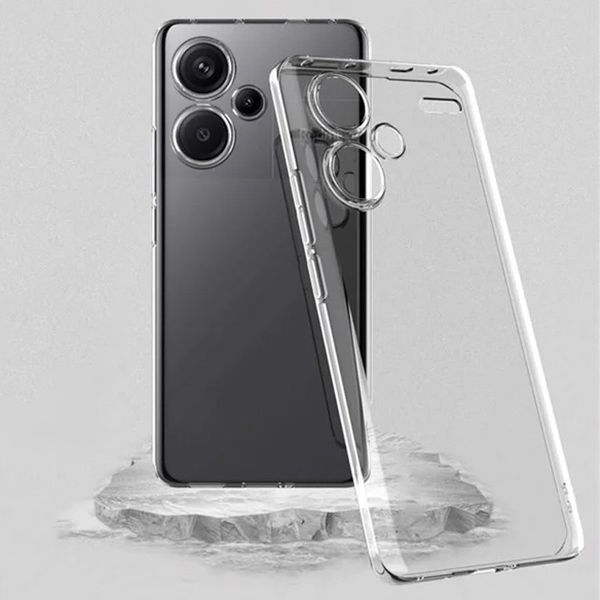 TPU чохол Epic Transparent 1,5mm Full Camera для Xiaomi Redmi Note 13 Pro+ 68748 фото