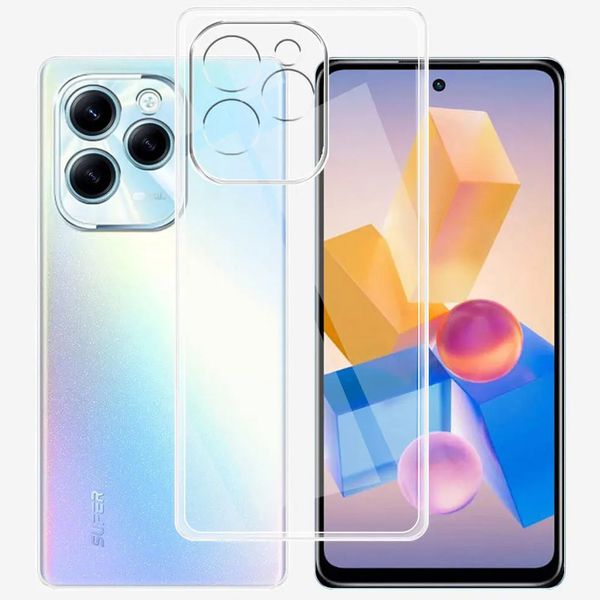 TPU чехол Epic Transparent 1,5mm Full Camera для Infinix Hot 40 / 40 Pro / Tecno Spark 20 Pro 70444 фото