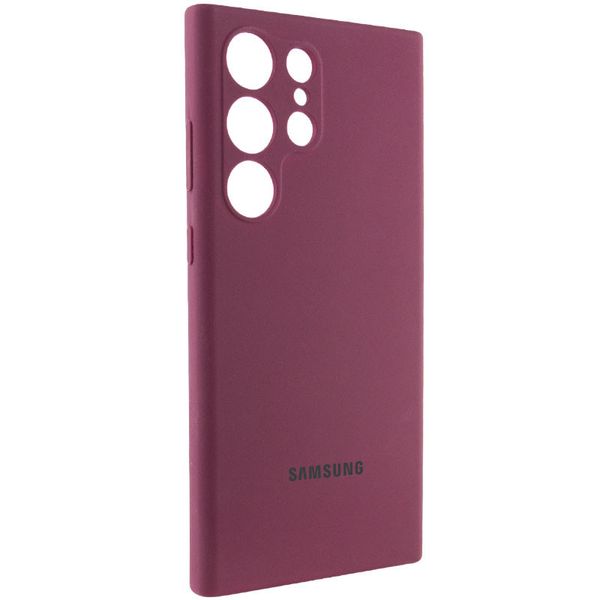 Чехол Silicone Cover Lakshmi Full Camera (AAA) with Logo для Samsung Galaxy S24 Ultra 71860 фото