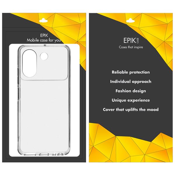 TPU чехол Epic Transparent 1,5mm для ZTE Blade A54 4G 70455 фото