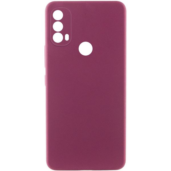 Чехол Silicone Cover Lakshmi Full Camera (AAA) для Motorola Moto E40 66986 фото