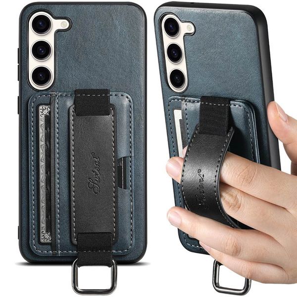 Шкіряний чохол Wallet case and straps для Samsung Galaxy A54 5G 70063 фото