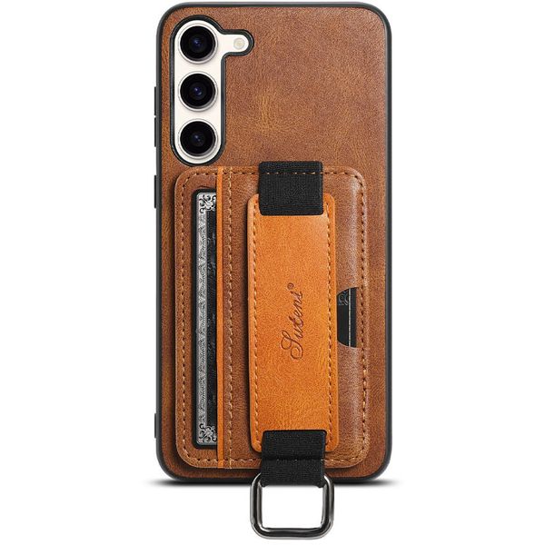 Кожаный чехол Wallet case and straps для Samsung Galaxy A24 4G 70061 фото