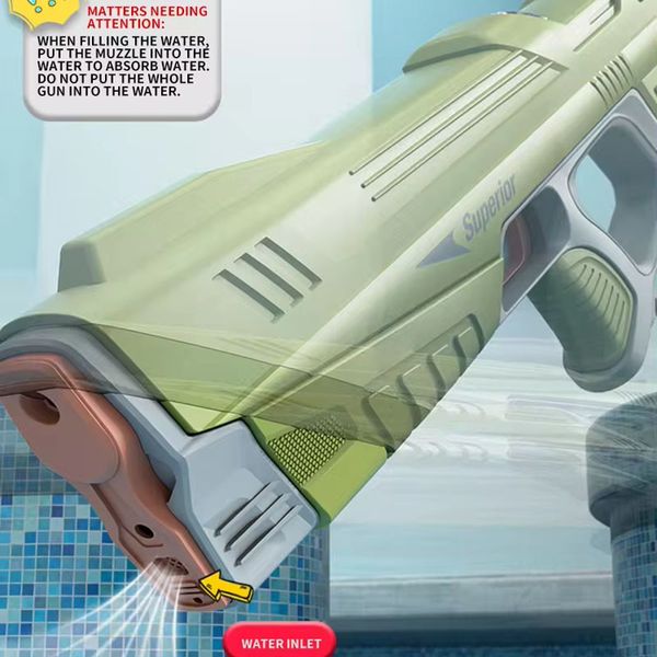 Водяний акумуляторний автомат Water Gun 2302 (310ml) with lithium battery 70616 фото