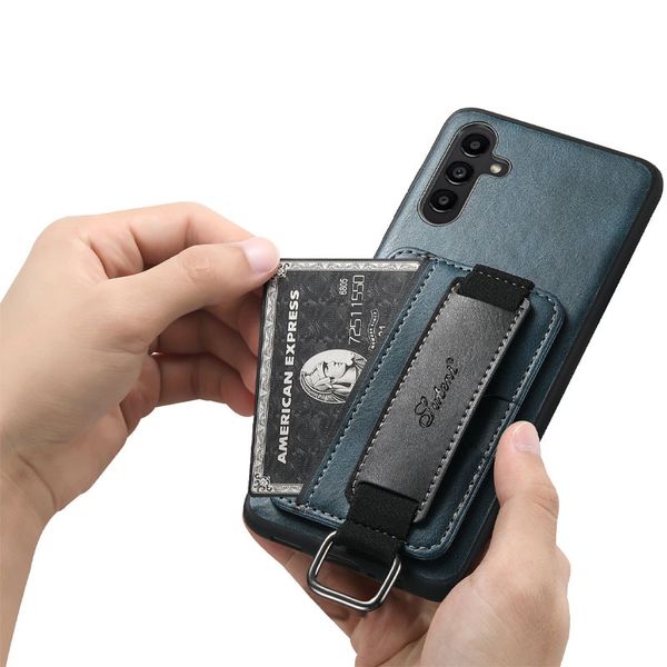 Шкіряний чохол Wallet case and straps для Samsung Galaxy A54 5G 70063 фото