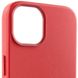 Кожаный чехол Leather Case (AA Plus) with MagSafe для Apple iPhone 14 (6.1") 57473 фото 3