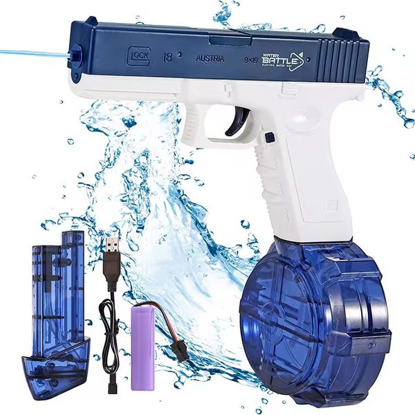 Водяний акумуляторний пістолет Glock Water Gun (250ml) with lithium battery 70617 фото