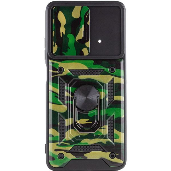 Ударопрочный чехол Camshield Serge Ring Camo для Xiaomi Poco X4 Pro 5G 54667 фото