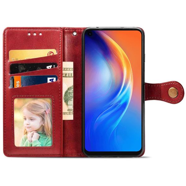 Кожаный чехол книжка GETMAN Gallant (PU) для TECNO Camon 16 SE 47784 фото