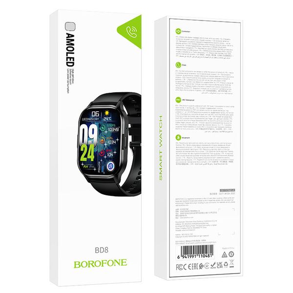 Смарт-годинник Borofone BD8 AMOLED Smart sports (call version) 69073 фото