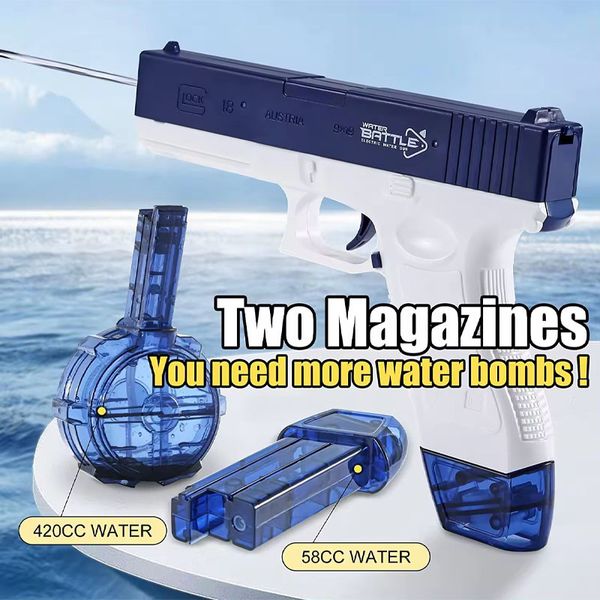 Водяний акумуляторний пістолет Glock Water Gun (250ml) with lithium battery 70617 фото