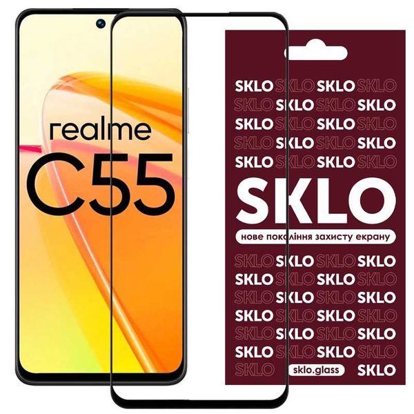 Защитное стекло SKLO 3D для Realme C55 64150 фото