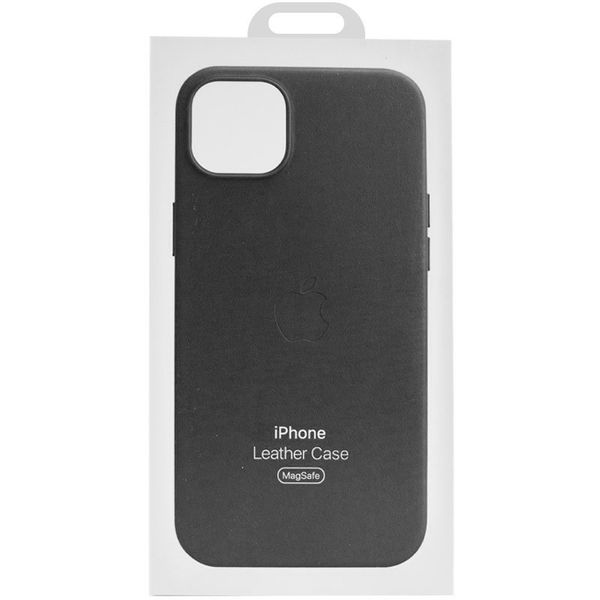 Кожаный чехол Leather Case (AAA) with MagSafe and Animation для Apple iPhone 15 Pro (6.1") 65730 фото