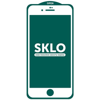 Захисне скло SKLO 5D (тех.пак) для Apple iPhone 7 / 8 / SE (2020) (4.7") 40120 фото
