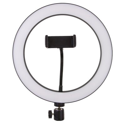 Кільцева світлодіодна LED лампа Flat Ring 10" + tripod 2.1m 65939 фото