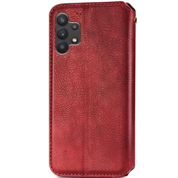 Кожаный чехол книжка GETMAN Cubic (PU) для Samsung Galaxy A32 4G 43329 фото