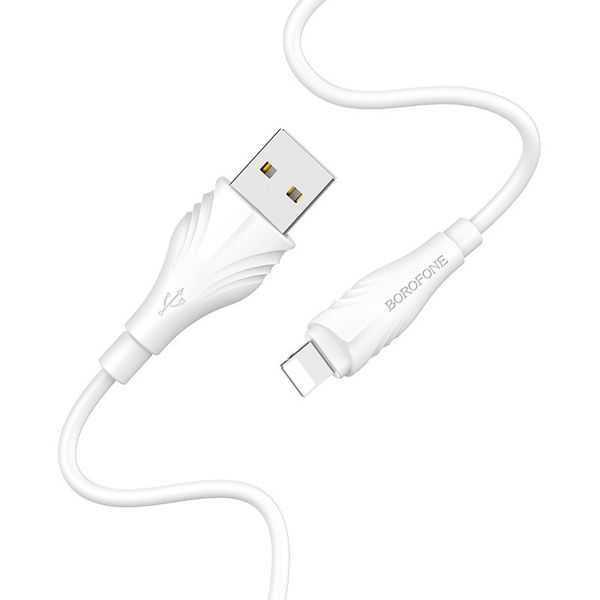 Дата кабель Borofone BX18 Optimal USB to Lightning (3m) 56880 фото