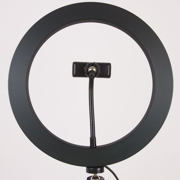 Кольцевая светодиодная LED лампа Flat Ring 10" + tripod 2.1m 65939 фото