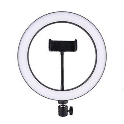 Кільцева світлодіодна LED лампа Flat Ring 14" + tripod 2.1m 65940 фото