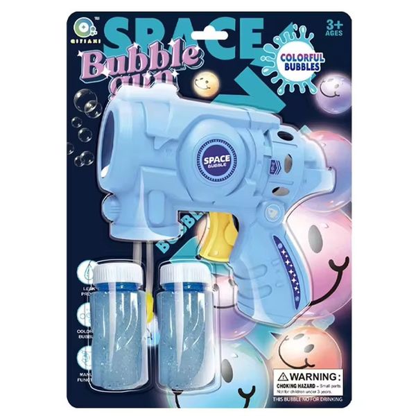 Пістолет з мильними бульбашками Space Bubble Gun (2 pack bottle - 50+50ml) 70618 фото