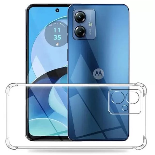 TPU чехол GETMAN Ease logo усиленные углы Full Camera для Motorola Moto G14 71753 фото