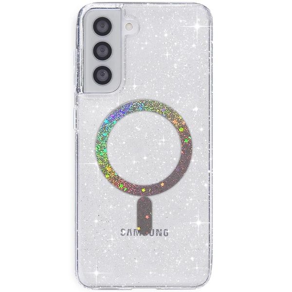 Чехол TPU Eclipse Sparkle (MagFit) для Samsung Galaxy S21 FE 71242 фото