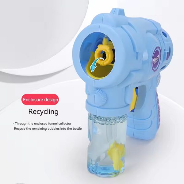 Пістолет з мильними бульбашками Space Bubble Gun (2 pack bottle - 50+50ml) 70618 фото