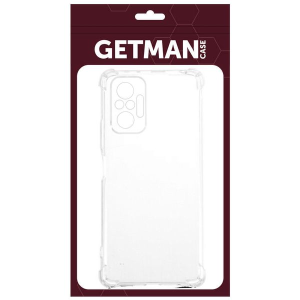 TPU чехол GETMAN Ease logo усиленные углы Full Camera для Xiaomi Redmi Note 10 Pro / 10 Pro Max 72212 фото