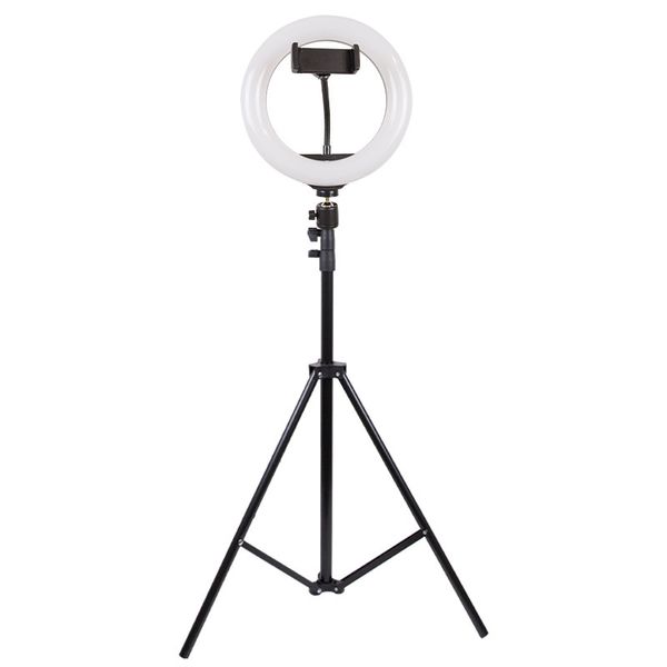 Кільцева світлодіодна LED лампа Arc Ring 8" + tripod 2.1m 65941 фото