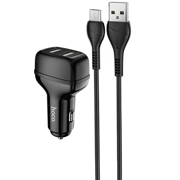 АЗП Hoco Z36 (2USB/2.4A) + MicroUSB 40797 фото