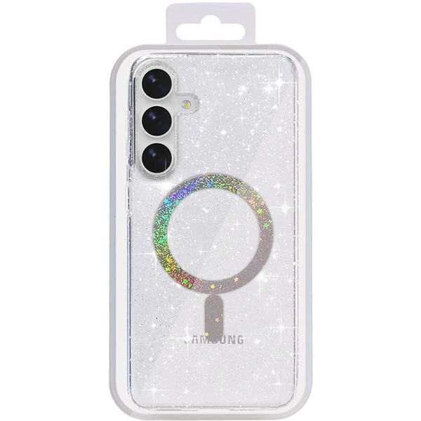 Чехол TPU Eclipse Sparkle (MagFit) для Samsung Galaxy S24 71243 фото